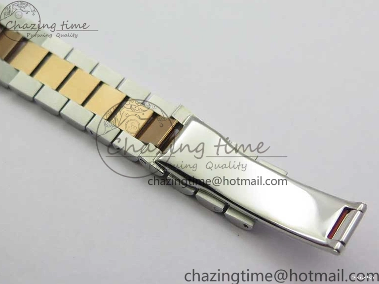 RG SS President Stick Markers NH05A Best GSF 178274 SEIKO 31mm Datejust Edition on Bracelet Dial SS RG Silver 1123